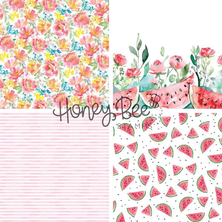 Honey Bee Stamps - Paper Pad - Summer Picnic-ScrapbookPal