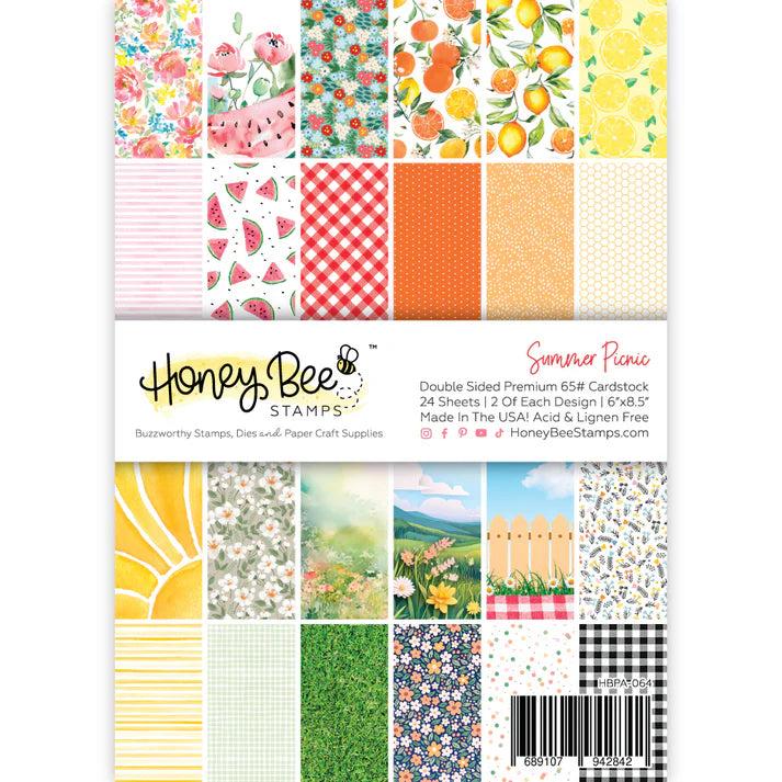 Honey Bee Stamps - Paper Pad - Summer Picnic-ScrapbookPal