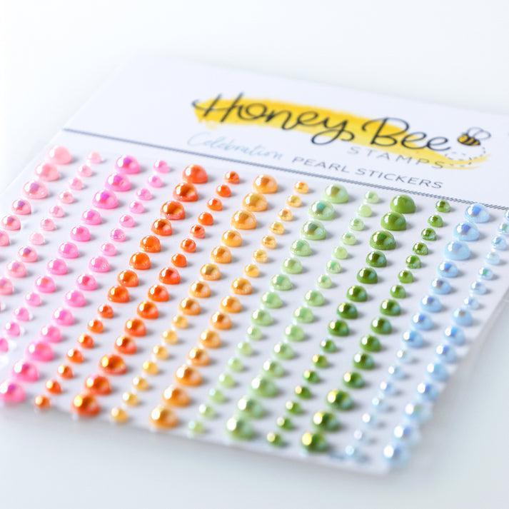 Honey Bee Stamps - Pearl Stickers - Celebration-ScrapbookPal