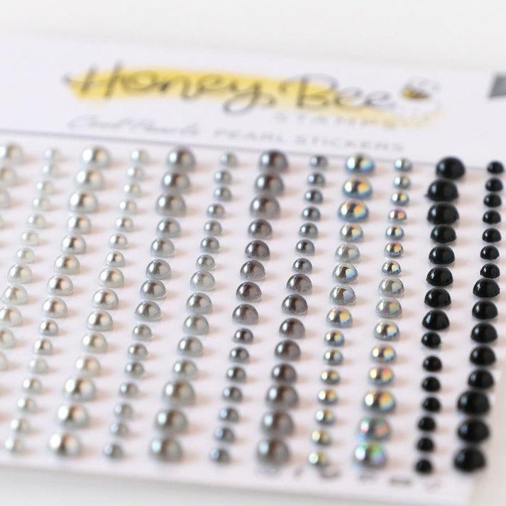 Honey Bee Stamps - Pearl Stickers - Cool Pearls-ScrapbookPal