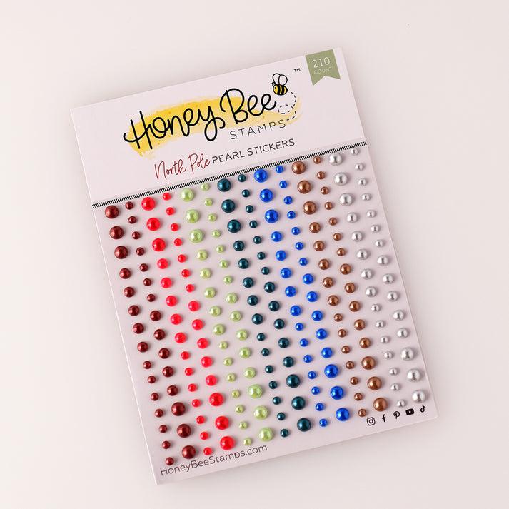 Honey Bee Stamps - Pearl Stickers - North Pole-ScrapbookPal