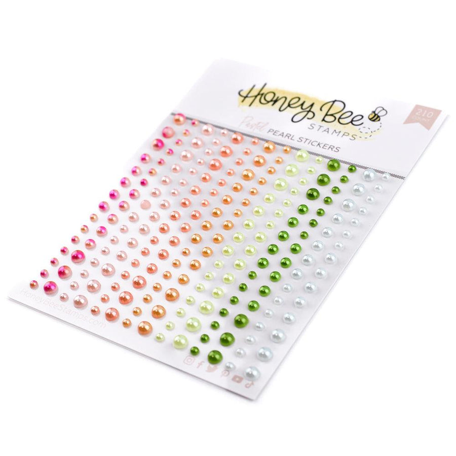 Honey Bee Stamps - Pearl Stickers - Pastel Pearls-ScrapbookPal