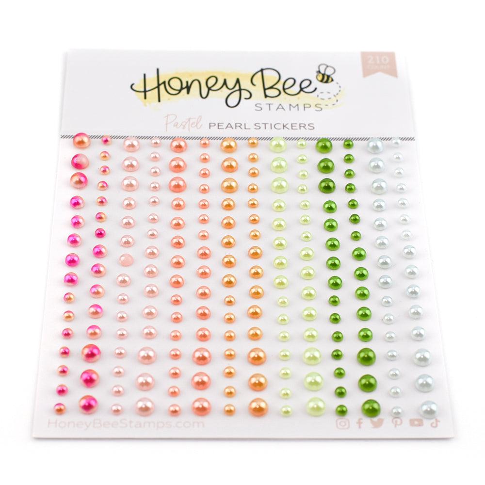 Honey Bee Stamps - Pearl Stickers - Pastel Pearls-ScrapbookPal