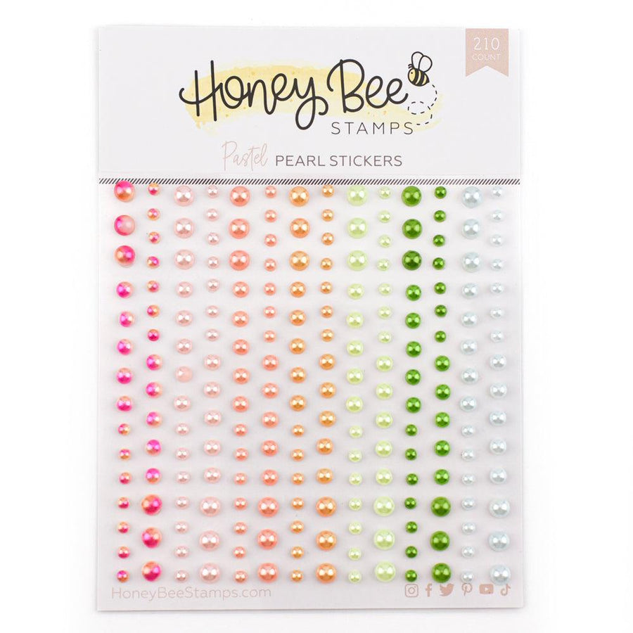 Honey Bee Stamps - Pearl Stickers - Pastel Pearls-ScrapbookPal