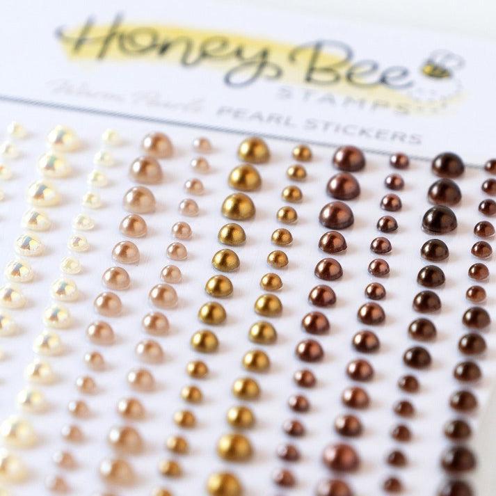 Honey Bee Stamps - Pearl Stickers - Warm Pearls-ScrapbookPal