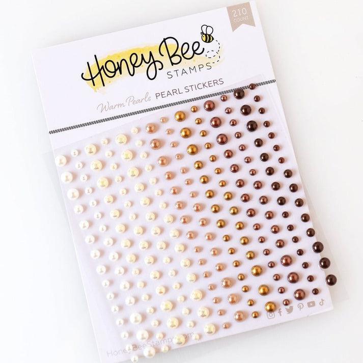 Honey Bee Stamps - Pearl Stickers - Warm Pearls-ScrapbookPal