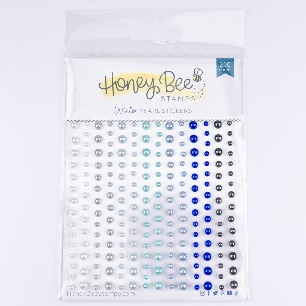 Honey Bee Stamps - Pearl Stickers - Winter Pearls-ScrapbookPal