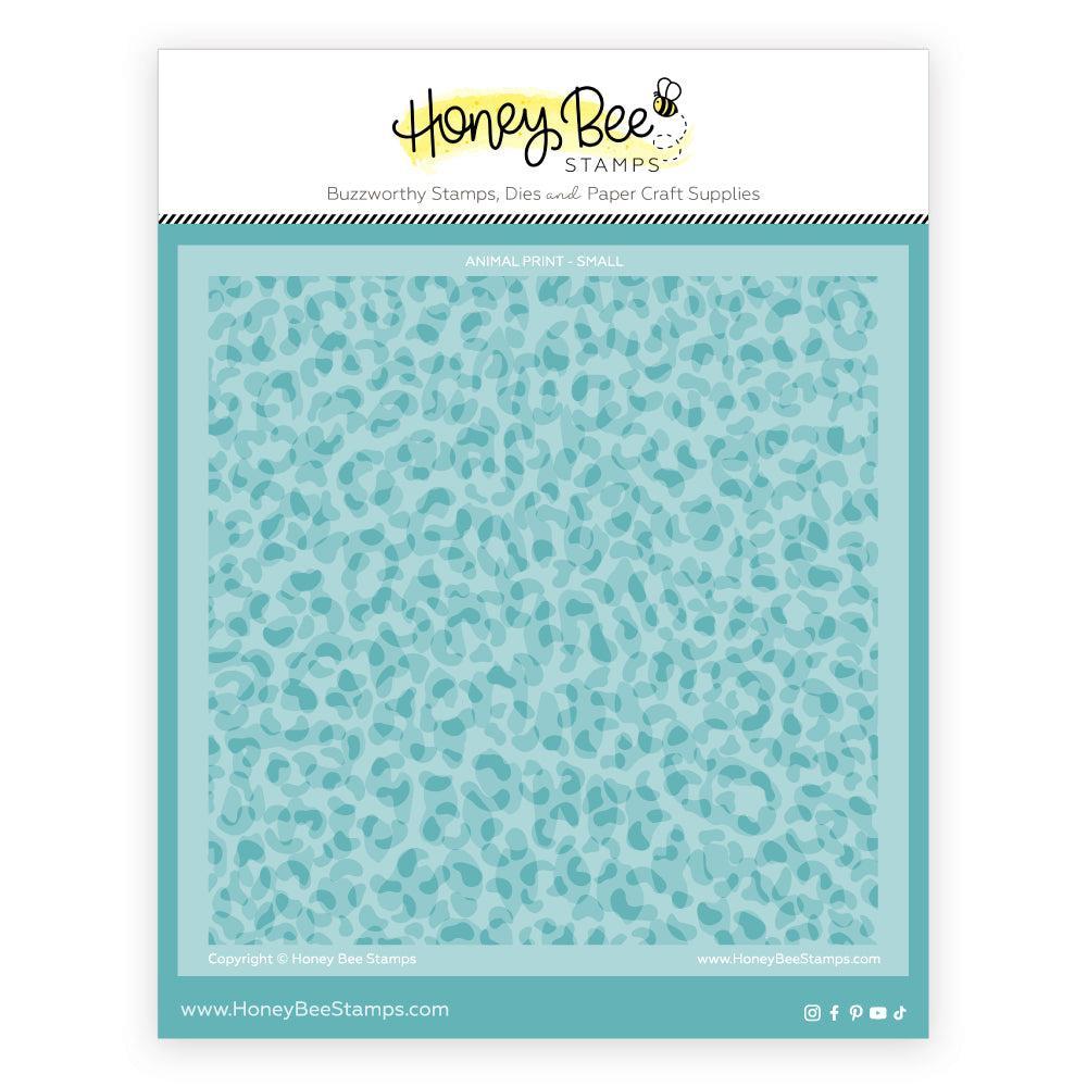 Honey Bee Stamps - Stencils - Animal Prints Background-ScrapbookPal