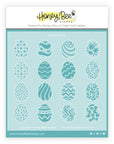 Honey Bee Stamps - Stencils - Easter Eggs-ScrapbookPal