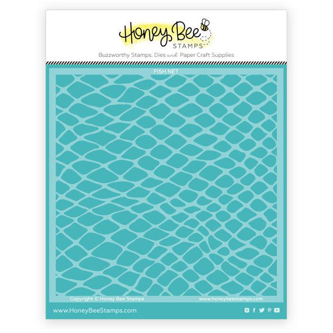 Honey Bee Stamps - Stencils - Fish Net Background-ScrapbookPal