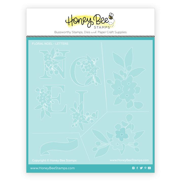 Honey Bee Stamps - Stencils - Floral Noel-ScrapbookPal