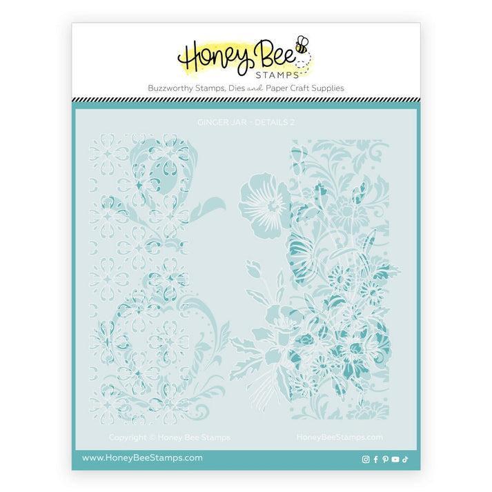 Honey Bee Stamps - Stencils - Ginger Jar Detail-ScrapbookPal