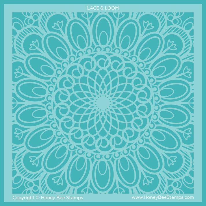 Honey Bee Stamps - Stencils - Lace &amp; Loom-ScrapbookPal