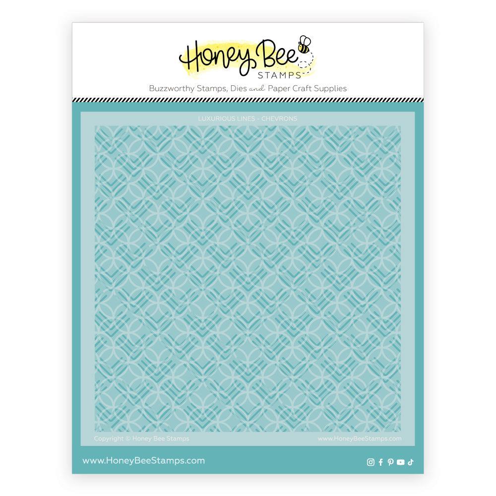 Honey Bee Stamps - Stencils - Luxurious Lines Background-ScrapbookPal