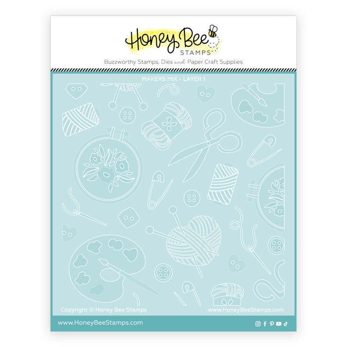 Honey Bee Stamps - Stencils - Maker's Mix-ScrapbookPal