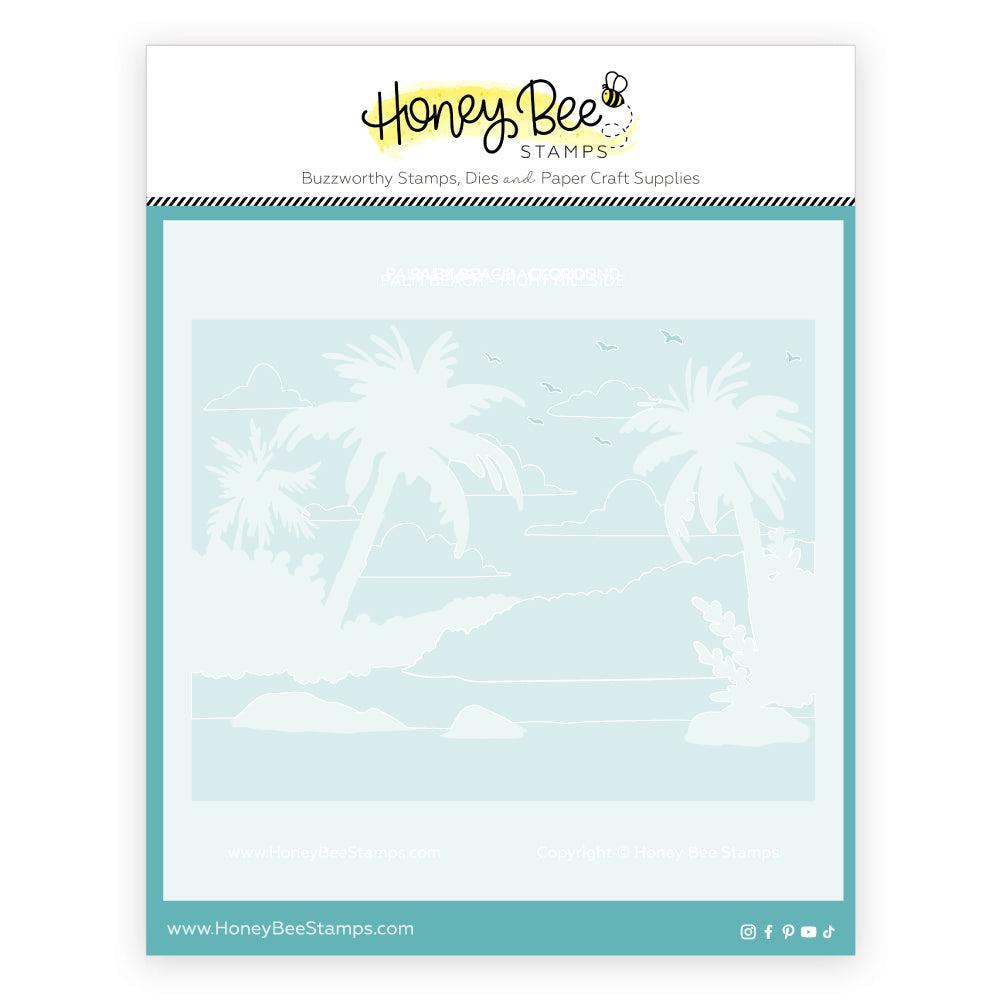 Honey Bee Stamps - Stencils - Palm Beach-ScrapbookPal
