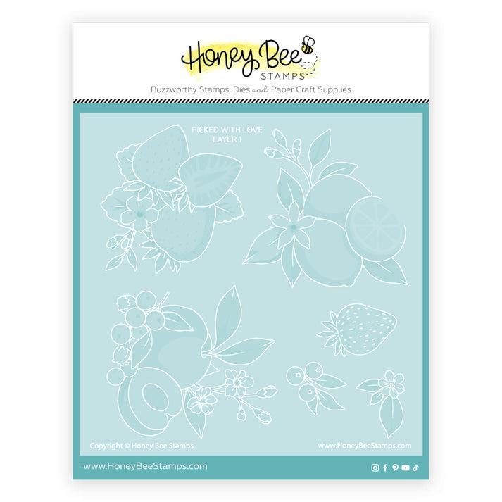 Honey Bee Stamps - Stencils - Picked With Love-ScrapbookPal