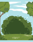 Honey Bee Stamps - Stencils - Summer Scene Builder Background-ScrapbookPal