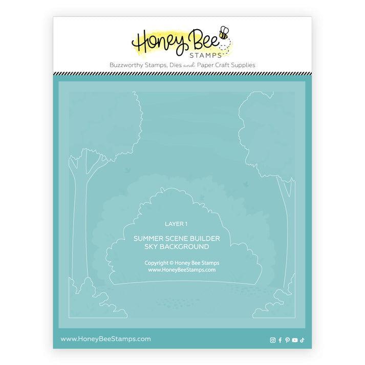 Honey Bee Stamps - Stencils - Summer Scene Builder Background-ScrapbookPal