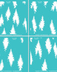 Honey Bee Stamps - Stencils - Tall Pines-ScrapbookPal