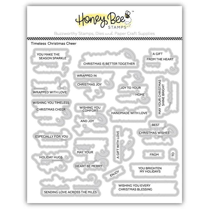 Honey Bee Stamps - Timeless Christmas Cheer - Honey Cuts Coordinating Dies-ScrapbookPal