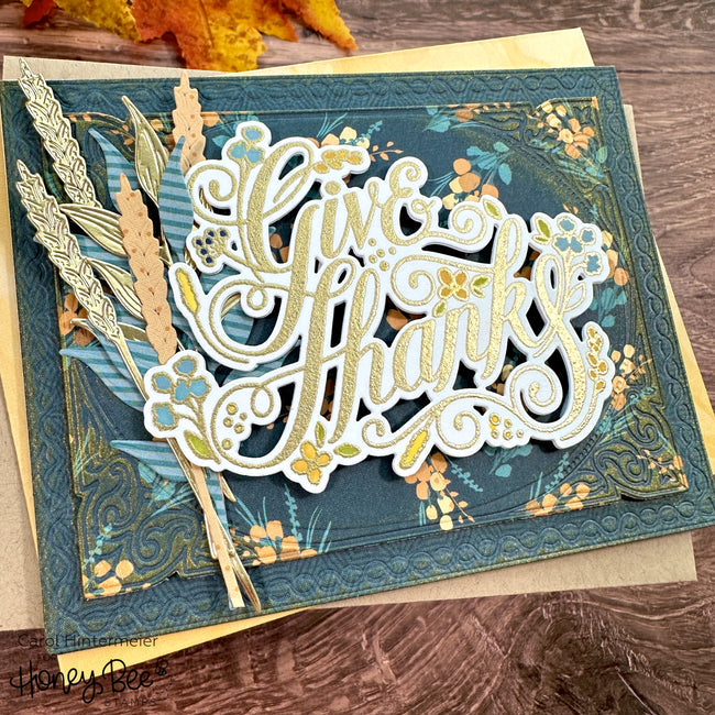Honey Bee Stamps - Clear Stamps - Give Thanks