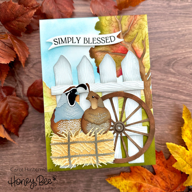 Honey Bee Stamps - Honey Cuts - Lovely Layers: Quails