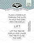 Karen Burniston - Clear Stamps & Dies - Display Helpers-ScrapbookPal