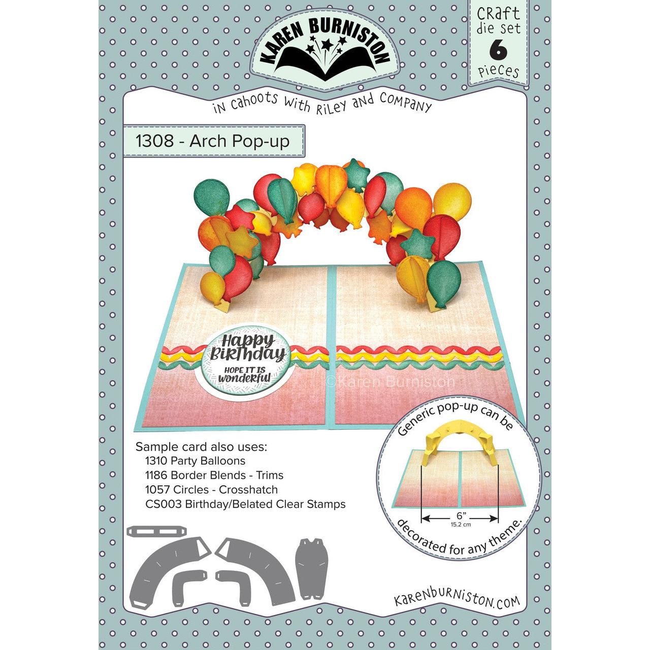 Karen Burniston - Dies - Arch Pop-up-ScrapbookPal