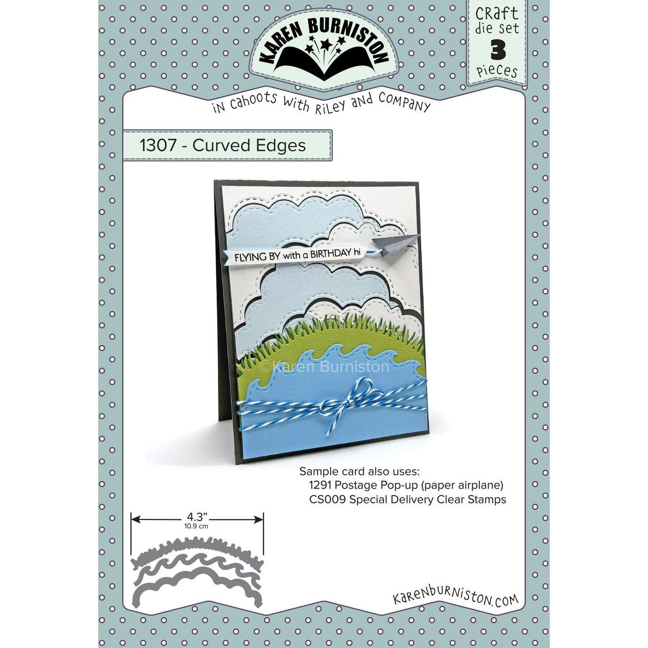 Karen Burniston - Dies - Curved Edges-ScrapbookPal