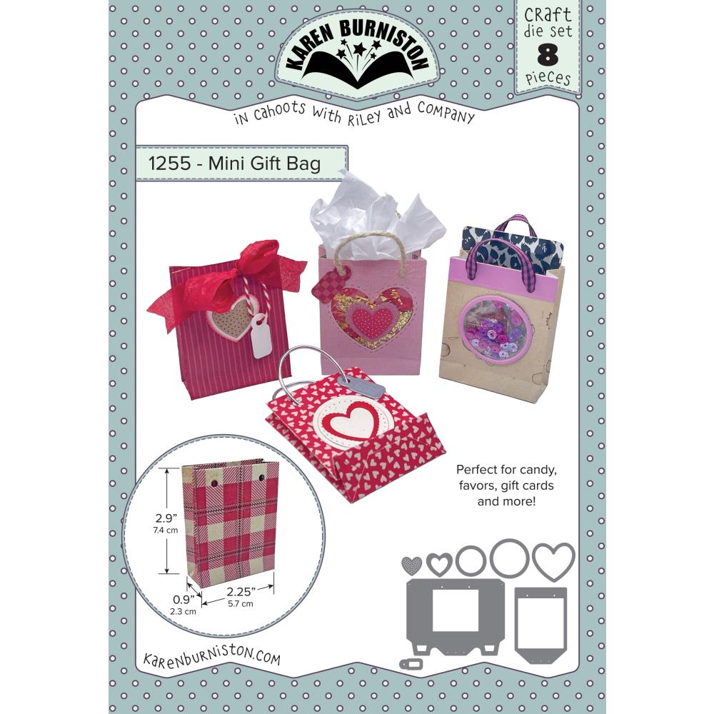 Karen Burniston - Dies - Mini Gift Bag-ScrapbookPal