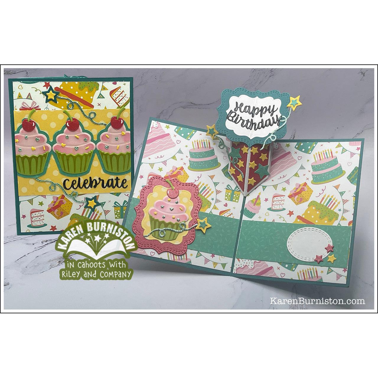Karen Burniston - Dies - Raising Platform Pop-up-ScrapbookPal