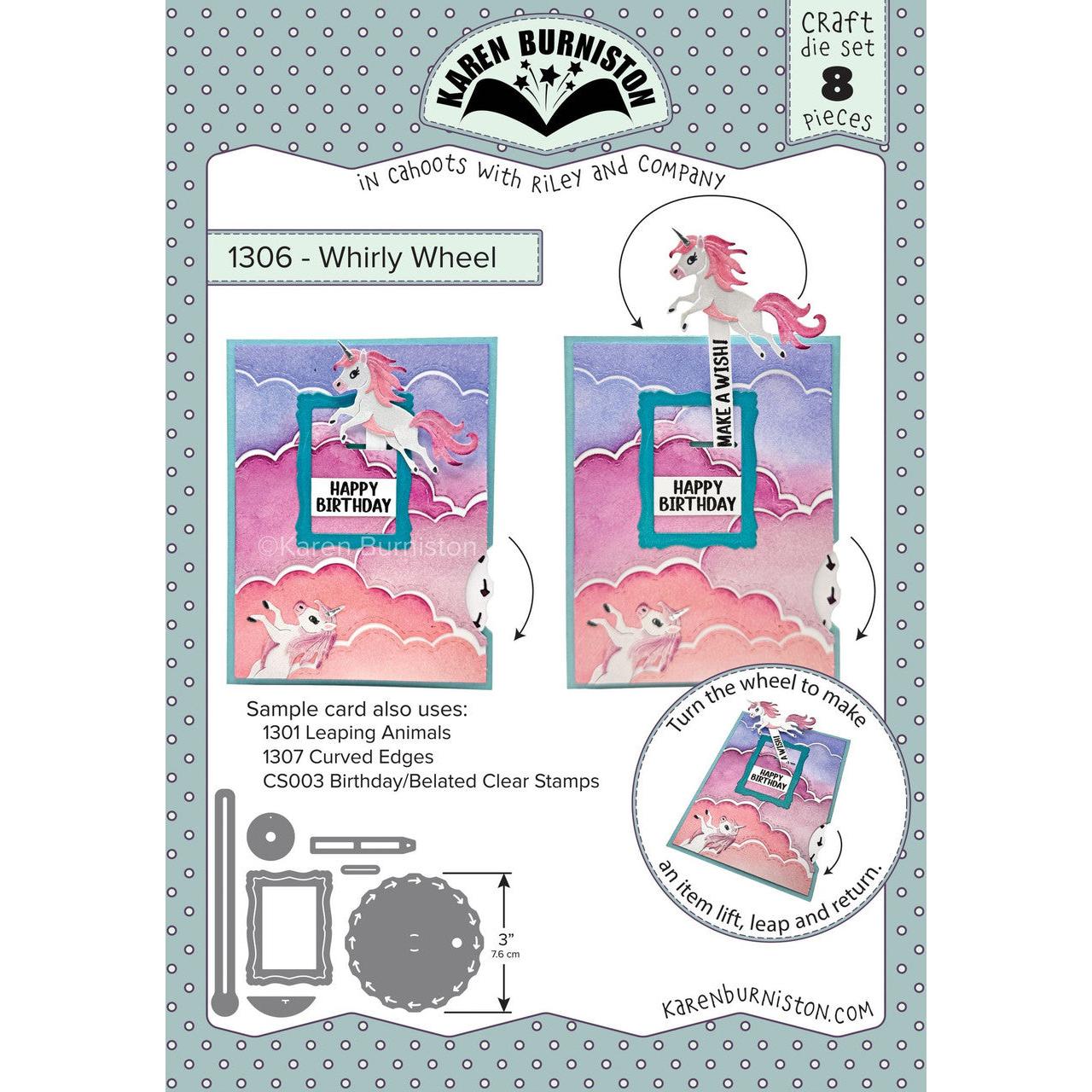 Karen Burniston - Dies - Whirly Wheel-ScrapbookPal