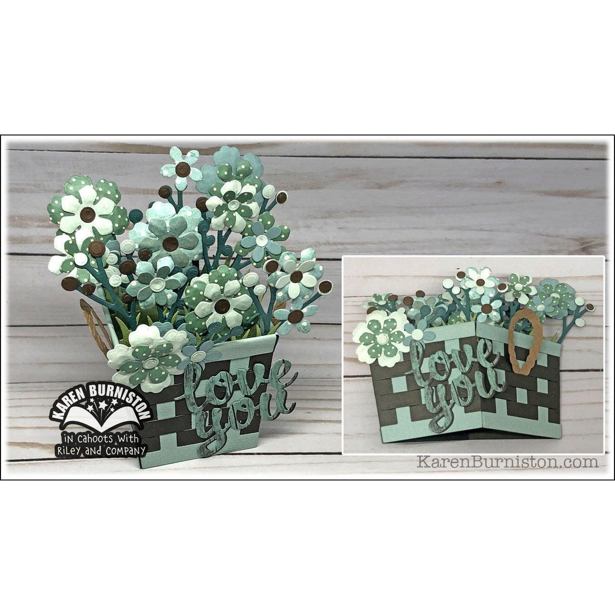 Karen Burniston - Dies - Woven Basket Box Card – ScrapbookPal