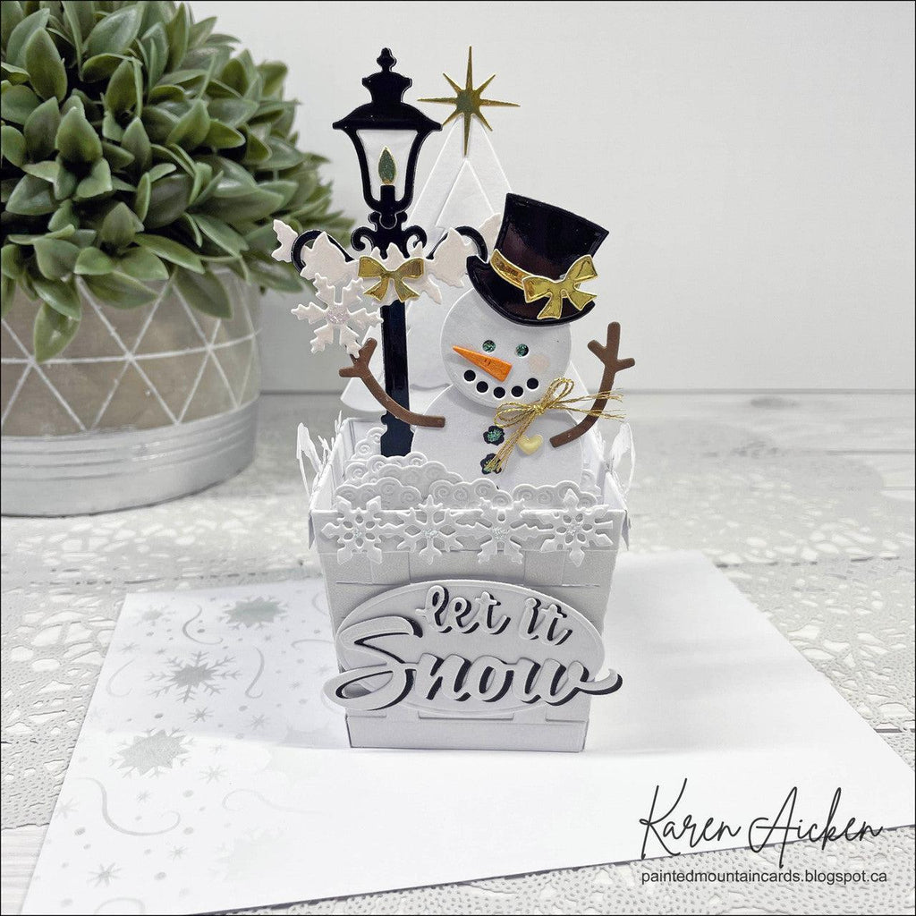 Karen Burniston - Dies - Woven Basket Box Card – ScrapbookPal