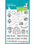 Lawn Fawn - Clear Stamps - Hive Five