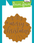 Lawn Fawn - Hot Foil Plates - Foiled Sentiments: Merry Christmas
