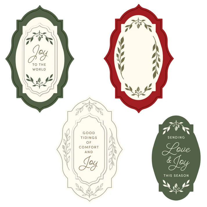 Honey Bee Stamps - Laurel Wishes - 6x8 Photopolymer Stamp Set