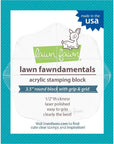Lawn Fawn - Acrylic Block 3.5" Round with 8 Grips-ScrapbookPal