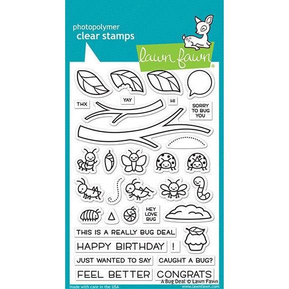 Lawn Fawn - Clear Stamps - A Bug Deal-ScrapbookPal