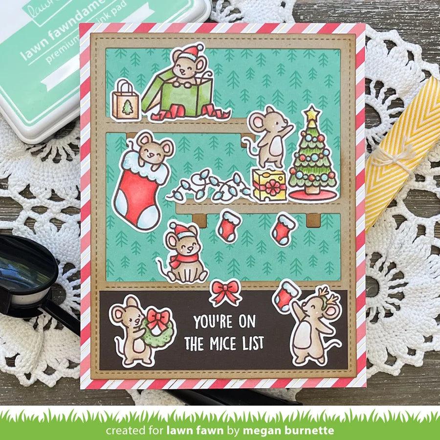 Lawn Fawn - Clear Stamps - A Mice Christmas-ScrapbookPal