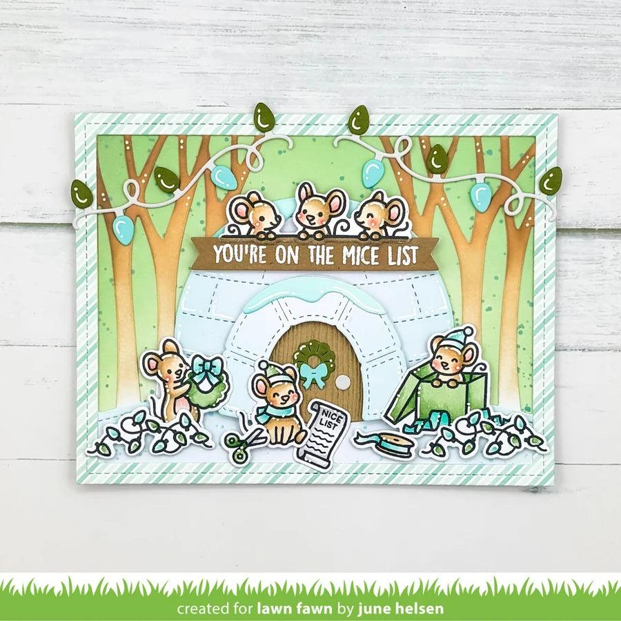Lawn Fawn - Clear Stamps - A Mice Christmas-ScrapbookPal