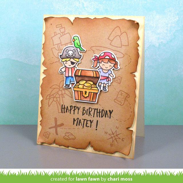 Lawn Fawn - Clear Stamps - Ahoy, Matey-ScrapbookPal