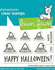 Lawn Fawn - Clear Stamps - All The Witch Hats-ScrapbookPal