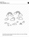 Lawn Fawn - Clear Stamps - All the Clouds-ScrapbookPal