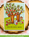 Lawn Fawn - Clear Stamps - Apple-solutely Awesome-ScrapbookPal