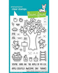 Lawn Fawn - Clear Stamps - Apple-solutely Awesome-ScrapbookPal