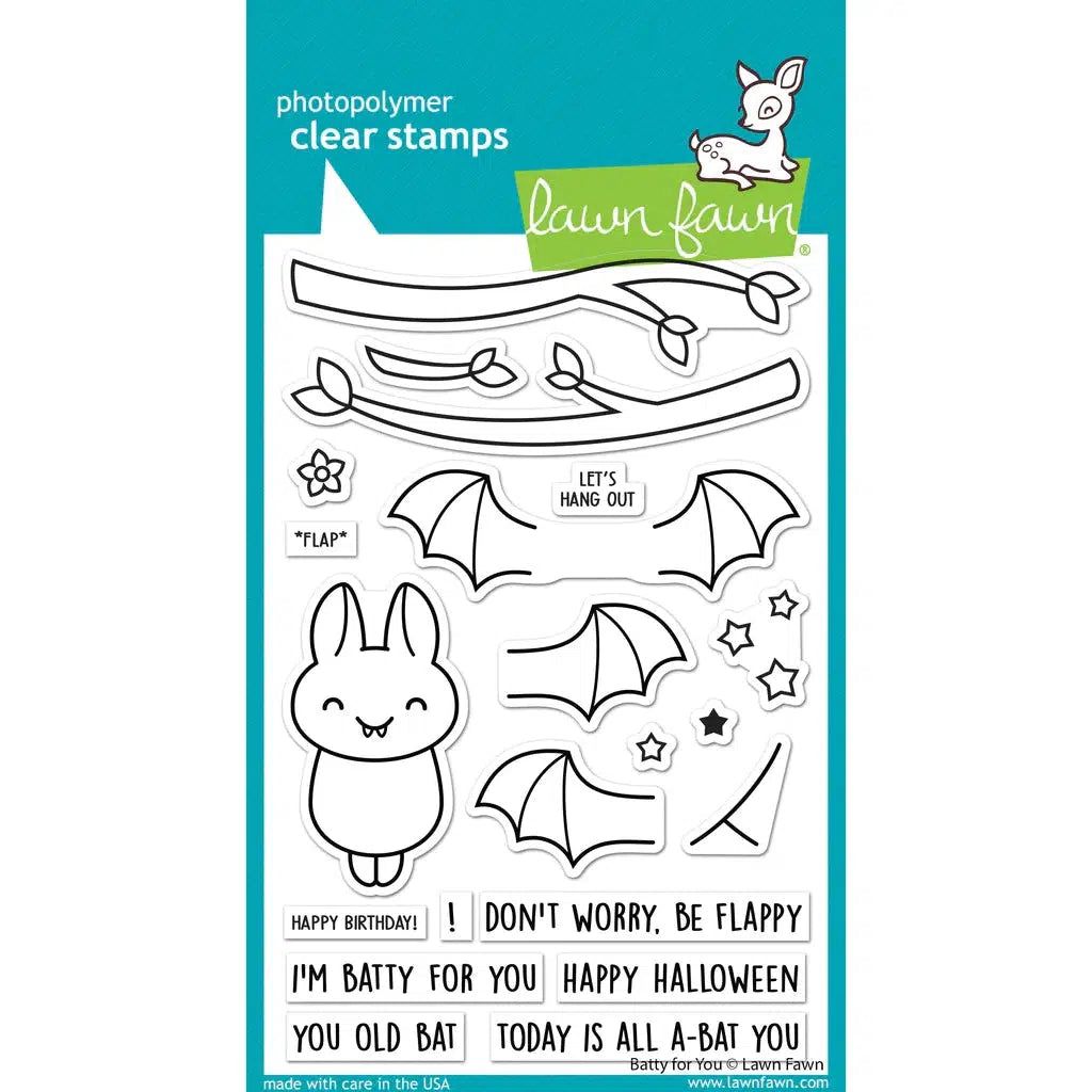 Lawn Fawn - Clear Stamps - Batty For You-ScrapbookPal