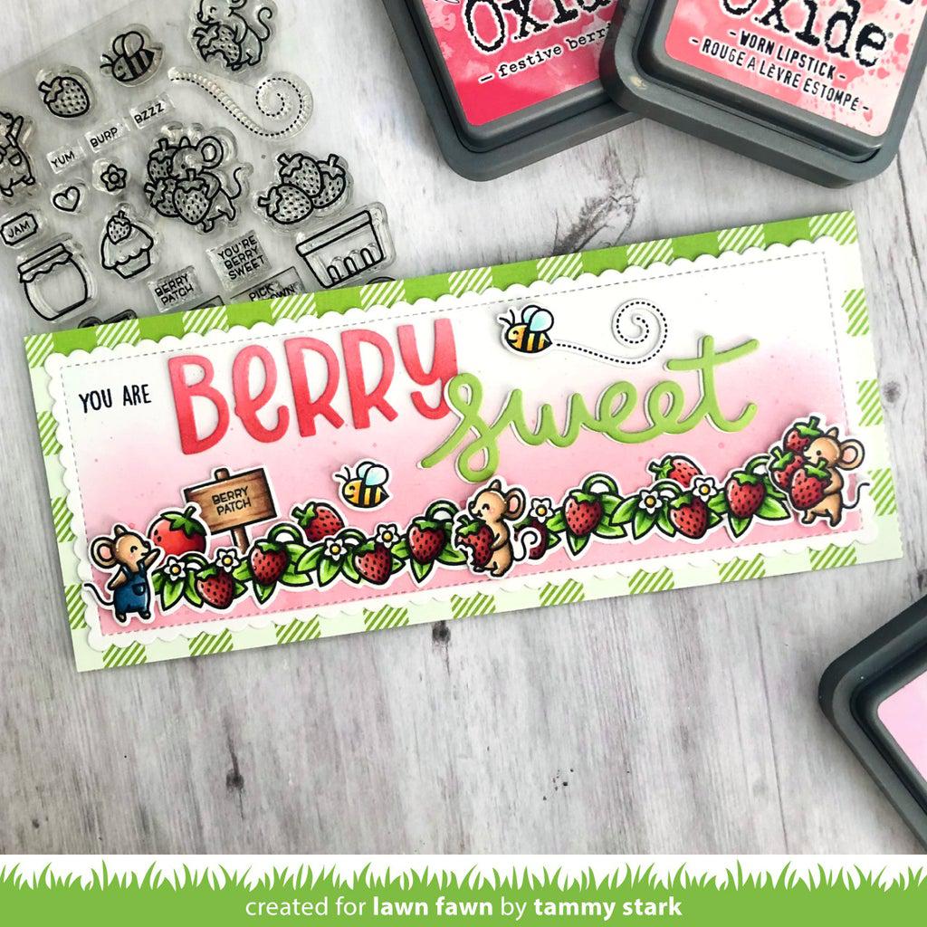 Lawn Fawn - Clear Stamps - Berry Special-ScrapbookPal