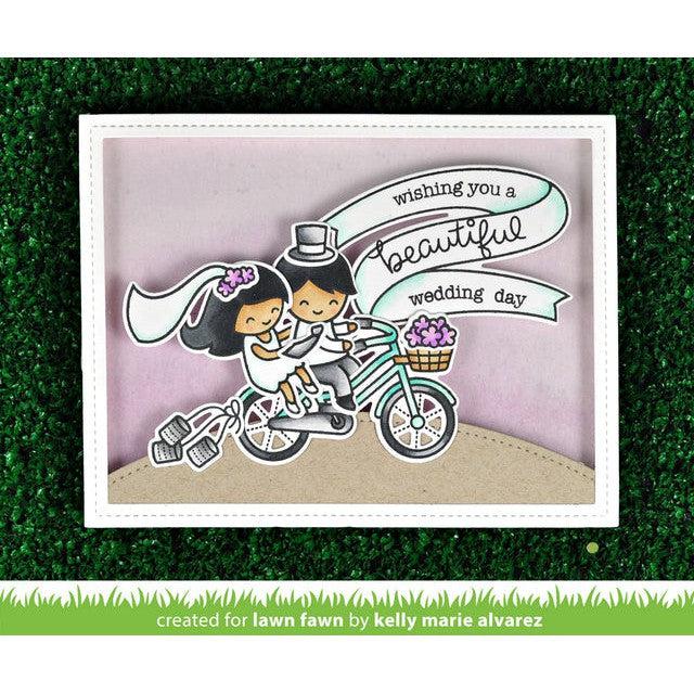 Lawn Fawn - Clear Stamps - Bicycle Built for You-ScrapbookPal